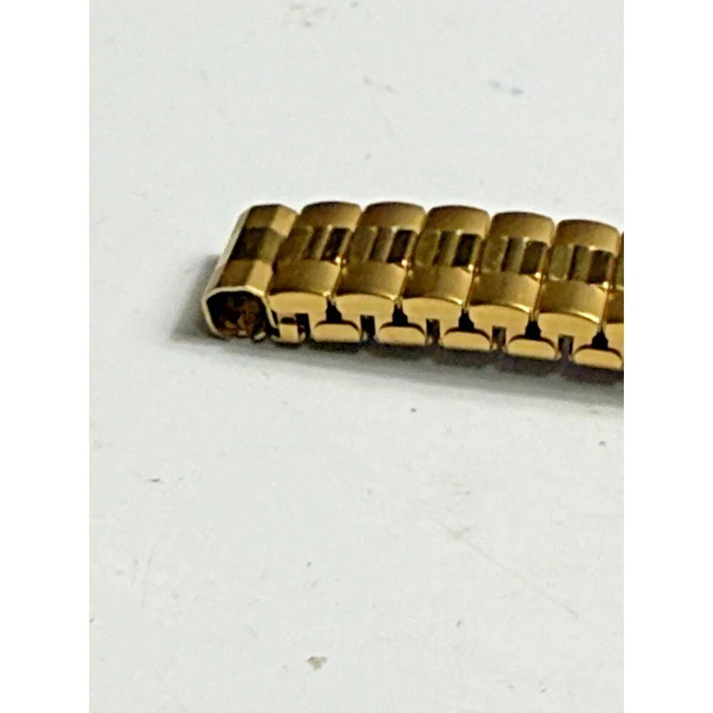 Hadley Roma Vintage Watch Band Gold Micron Plate Expansion 8mm 10mm Long Unused